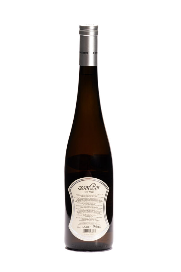 TOKAJI ZSOMBOR FURMINT - SEMISECO 2019 (0.75L) - Imagen 3