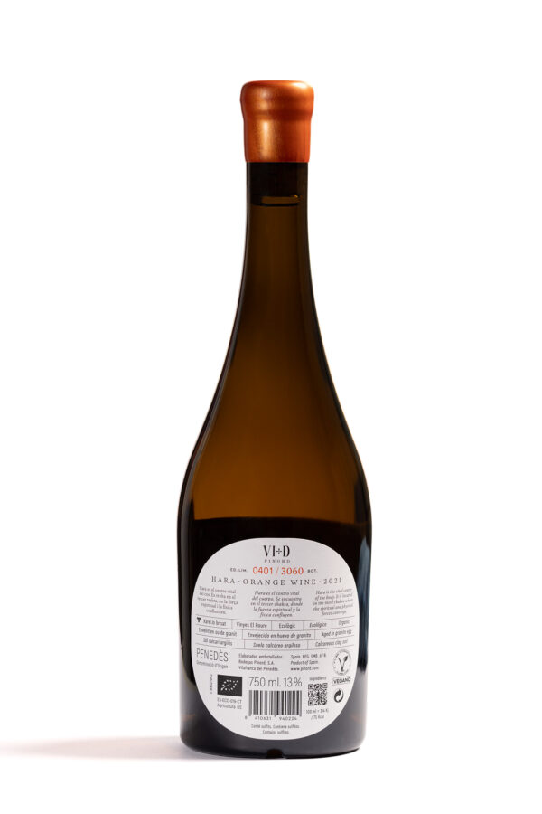 HARA ORANGE WINE 2021 - PINORD D.O. PENEDES - Imagen 3