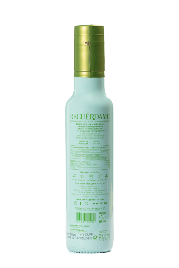 ACEITE RECUERDAME PICUAL ROYAL (250ml) - Imagen 3