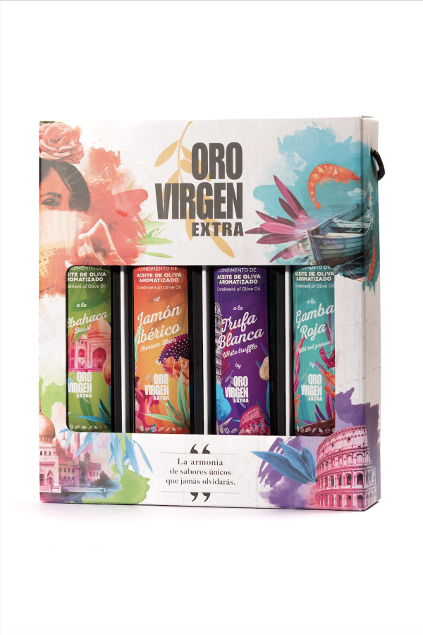 PACK SABORES  DE ACEITE AROMATIZADO ORO VIRGEN