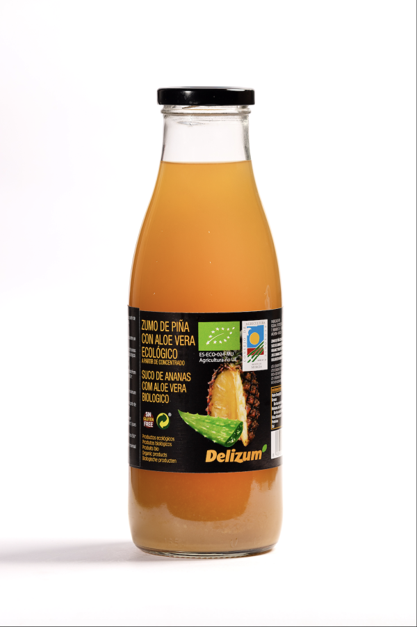 ZUMO DE PIÑA Y ALOE VERA ECOLÓGICA (750ml)