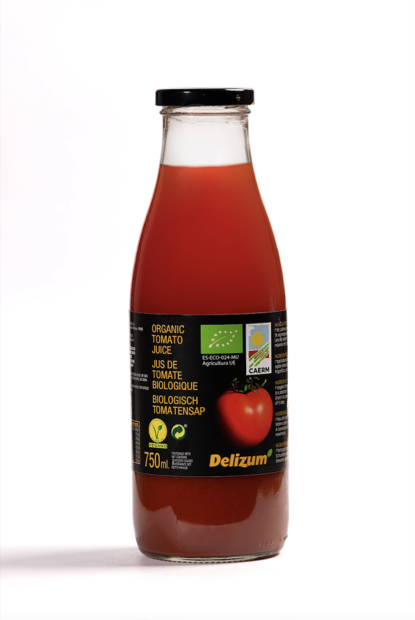 ZUMO DE TOMATE ECOLÓGICO (750ml)