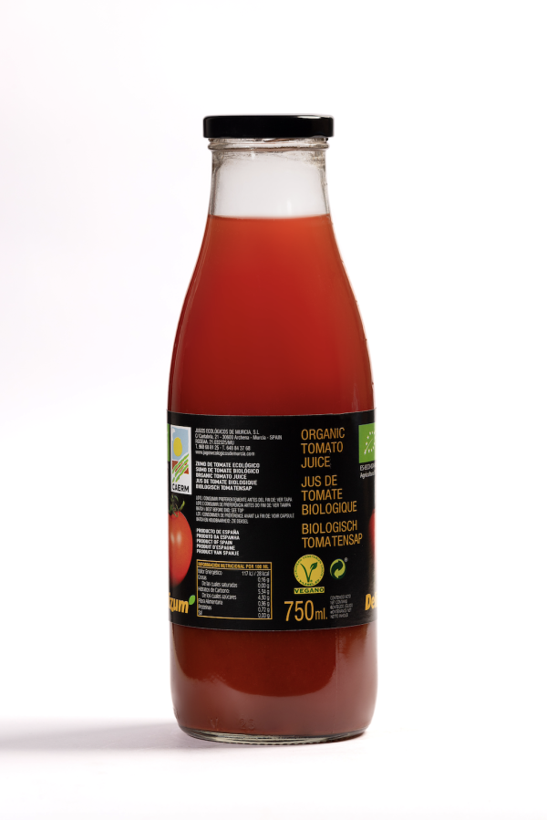 ZUMO DE TOMATE ECOLÓGICO (750ml) - Imagen 3