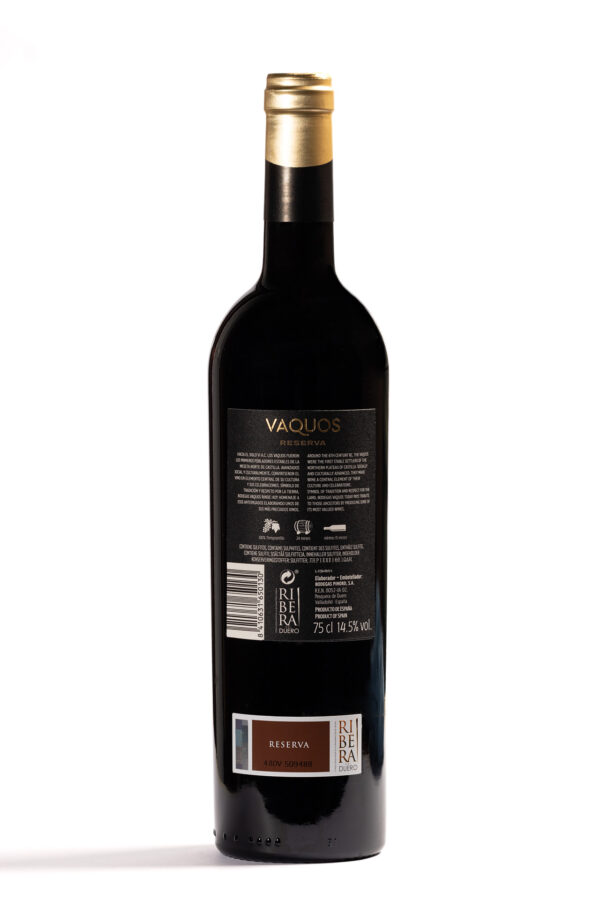 VAQUOS RESERVA 2017 - PINORD RIBERA DEL DUERO - Imagen 3