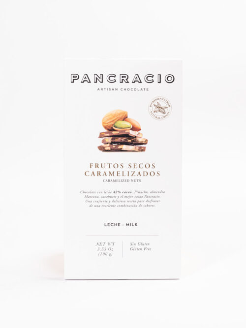 CHOCOLATE ARTESANO DE FRUTOS SECOS CARAMELIZADOS