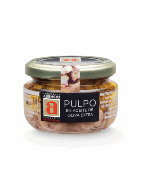 PULPO EN ACEITE DE OLIVA VIRGEN EXTRA (100g)