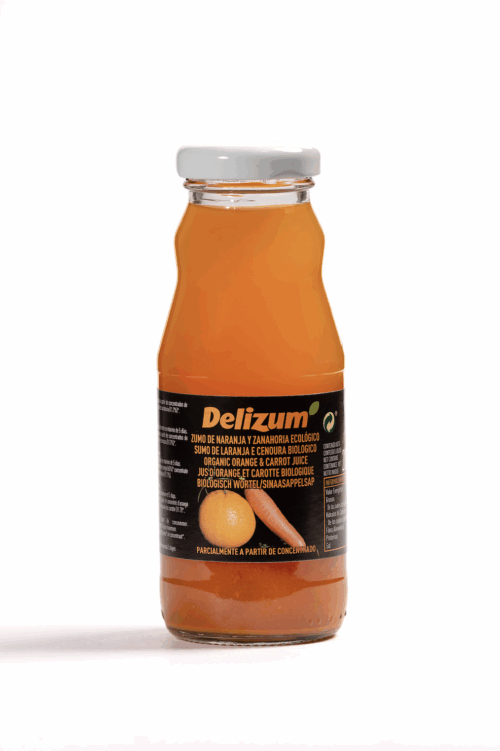 ZUMO DE ZANAHORIA Y NARANJA ECOLÓGICO