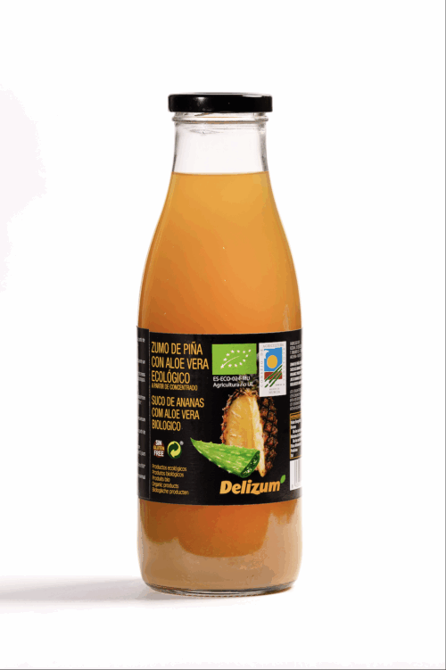 ZUMO DE PIÑA Y ALOE VERA ECOLÓGICA (750ml)